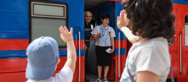 მატარებელი „სომხეთი“ მატარებელი „სომხეთი“ - Sputnik საქართველო