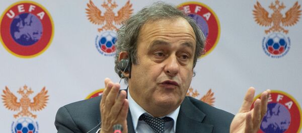 Президент Союза европейских футбольных ассоциаций (УЕФА) Мишель Платини  - Sputnik Грузия