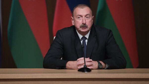Президент Азербайджана Ильхам Алиев - Sputnik Грузия