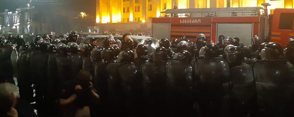 აქციის დაშლა - Sputnik საქართველო