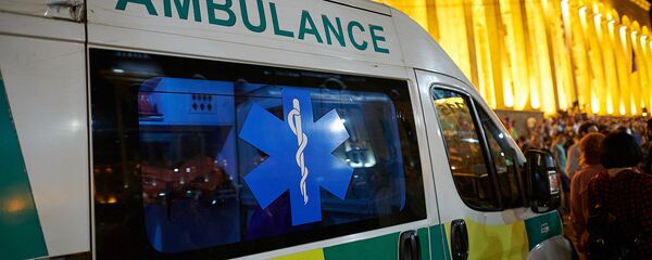 Акция протеста у здания парламента Грузии - Sputnik Грузия