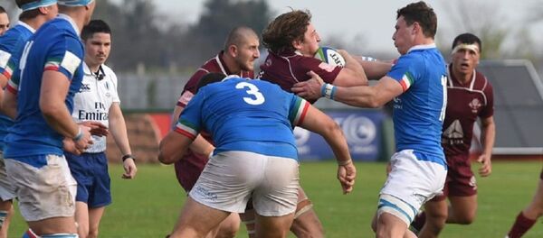 ახალგაზრდა ქართველმა მორაგბეებმა იტალიელებთან წააგეს ახალგაზრდა ქართველმა მორაგბეებმა იტალიელებთან წააგეს - Sputnik საქართველო