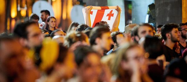 საპროტესტო აქცია თბილისში - Sputnik საქართველო