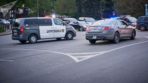 Полицейские автомобили в Тбилиси - Sputnik Грузия