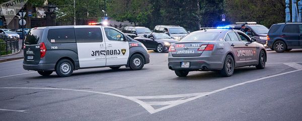 Полицейские автомобили в Тбилиси - Sputnik Грузия