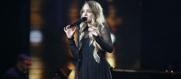 Победительницавокального телешоу Мхолод картули Софо Батилашвили Победительницавокального телешоу Мхолод картули Софо Батилашвили - Sputnik Грузия