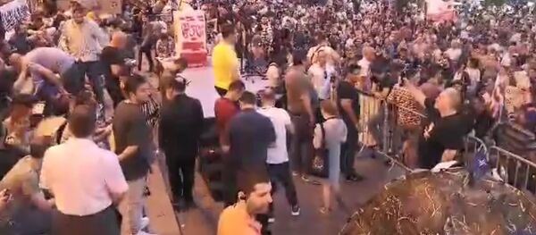 საქართველოს პარლამენტთან მერვე დღეა, საპროტესტო აქცია მიმდინარეობს საქართველოს პარლამენტთან მერვე დღეა, საპროტესტო აქცია მიმდინარეობს - Sputnik საქართველო