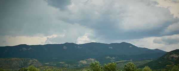 Тучи в горах - регион Мцхета-Мтианети  - Sputnik Грузия