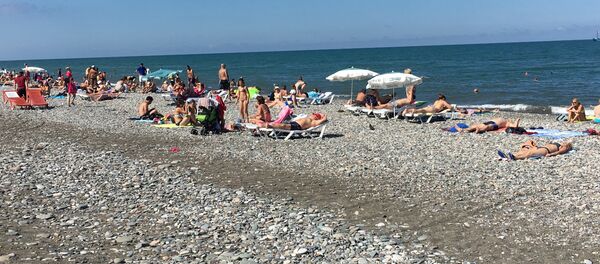 Пляж в Батуми, Грузия - Sputnik Грузия