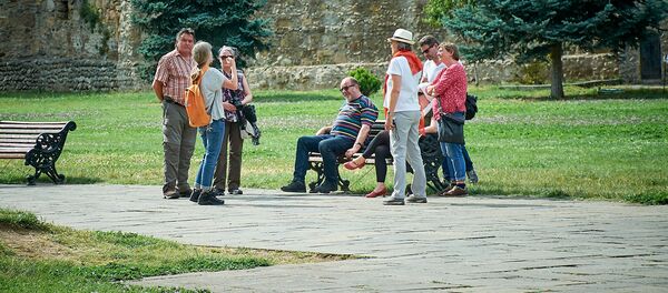 ტურისტების ჯგუფი ტურისტების ჯგუფი - Sputnik საქართველო