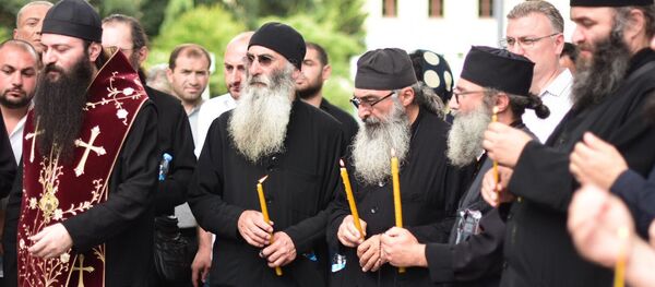საპროტესტო აქცია რუთაველის გამზირზე საპროტესტო აქცია რუთაველის გამზირზე - Sputnik საქართველო