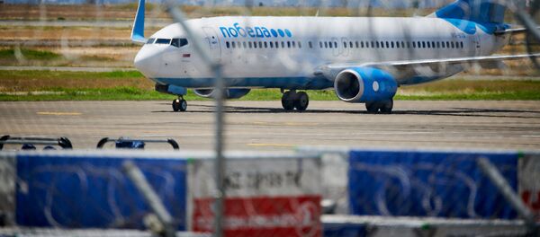 Самолет российской авиакомпании Победа в аэропорту - Sputnik Грузия