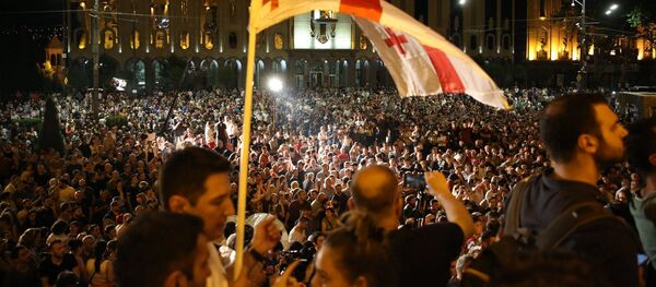 საპროტესტო აქციის დაშლა 20-21 ივნისს  - Sputnik საქართველო