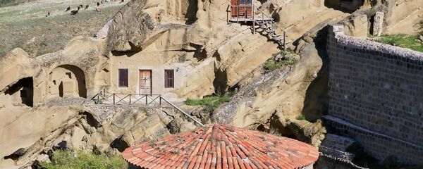 Граница Грузии с Азербайджаном. Монастырский комплекс Давид Гареджи - Sputnik Грузия