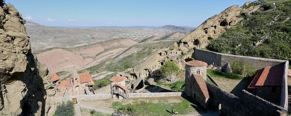 Граница Грузии с Азербайджаном. Монастырский комплекс Давид Гареджи - Sputnik Грузия