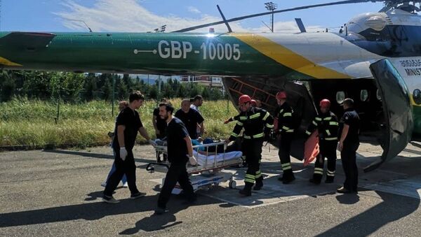 Спасатели доставили пострадавшего в горах туриста в столицу Грузии - Sputnik Грузия
