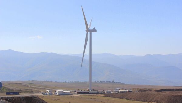 Ветряная электростанция в Гори - Sputnik Грузия