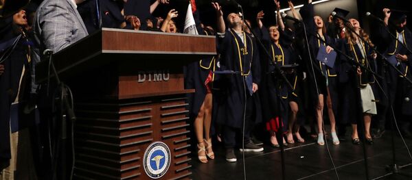 Студенты Медицинского Университета имени Давида Твилдиани - Sputnik Грузия