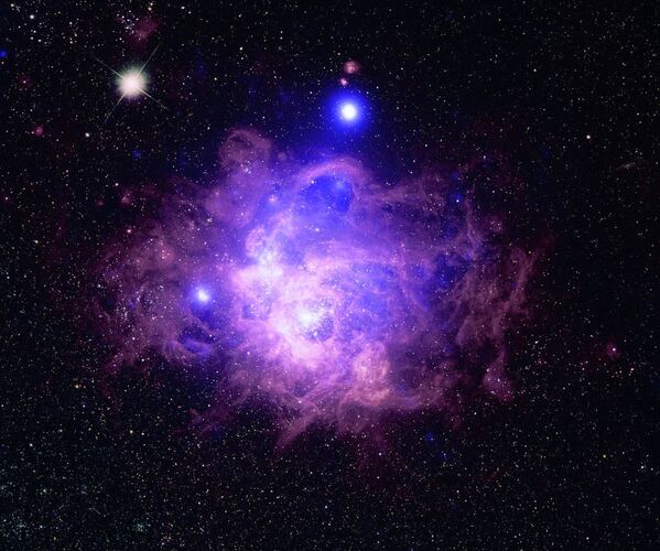 ვარსკვლავთგროვა NGC 604 სამკუთხედის გალაქტიკაში - Sputnik საქართველო