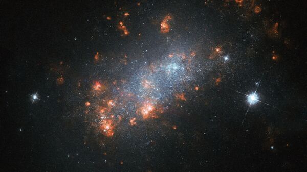 Галактика NGC 1156 в созвездии Овен - Sputnik Грузия