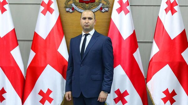 Директор информационно-аналитического департамента министерства внутренних дел Кахабер Кемоклидзе - Sputnik Грузия
