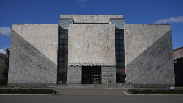 Павильон №12 Выставочный центр профсоюзов (на месте демонтированного в 1965 году павильона Грузинская ССР) на ВДНХ в Москве - Sputnik Грузия