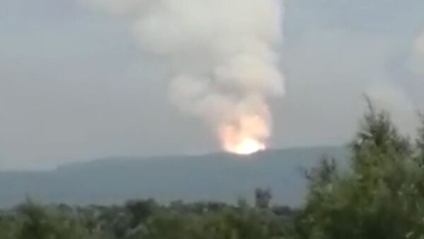  Взрыв на территории воинской части в Ачинском районе - Sputnik Грузия