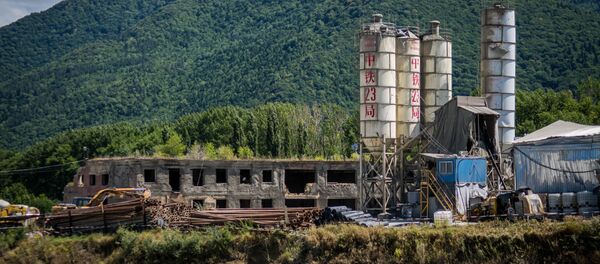 Строительство железной дороги в Квишхети Строительство железной дороги в Квишхети - Sputnik Грузия