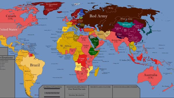 მსოფლიო რუკის ყოველწლიური ისტორია - Sputnik საქართველო