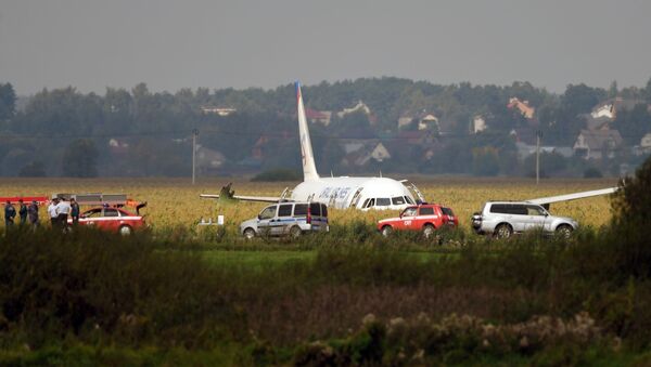 Пассажирский самолёт совершил аварийную посадку в Подмосковье - Sputnik Грузия