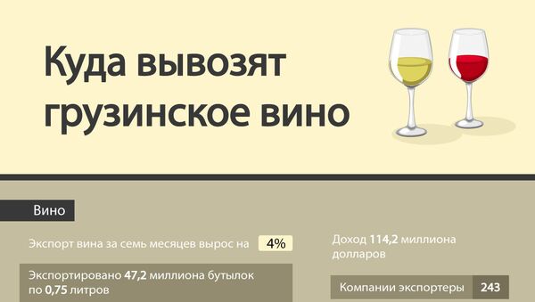 Куда вывозят грузинское вино - Sputnik Грузия