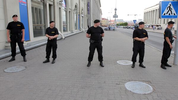 Белорусская милиция в Минске - Sputnik Грузия