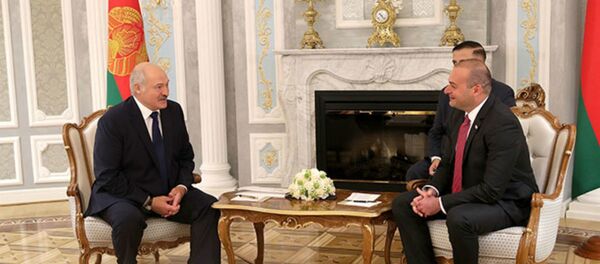 Встреча президента Александра Лукашенко с премьер-министром Грузии Мамукой Бахтадзе - Sputnik Грузия