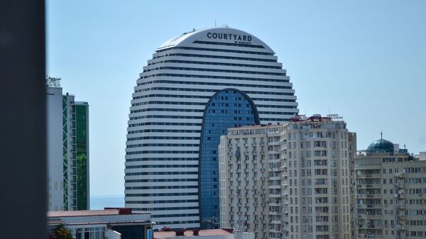 Аджария. Город Батуми - вид на отель Courtyard Marriott - Sputnik Грузия