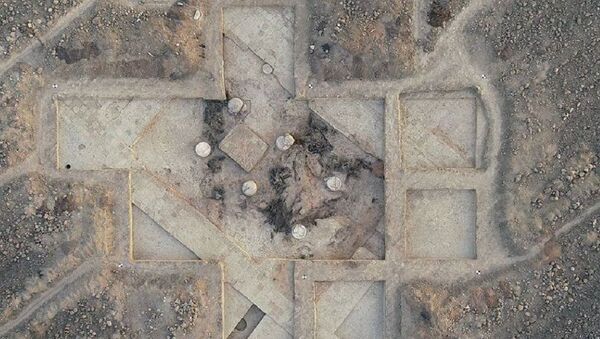 სიღნაღის მუნიციპალიტეტის სოფელ ჯუგაანში სასახლის ნაშთები, რომელიც დაახლოებით ძვ.წ. V-IV საუკუნეებით თარიღდება. - Sputnik საქართველო