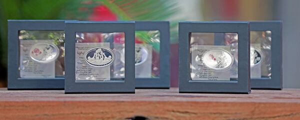 Коллекционные монеты Национального банка Грузии - Sputnik Грузия