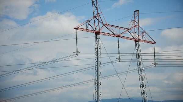 Высоковольтная линия электропередач (ЛЭП) в регионе Шида Картли  - Sputnik Грузия