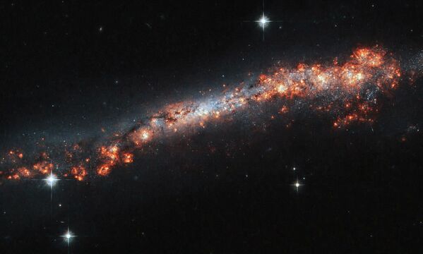 გალაქტიკა NGC 3432 პატარა ლომის თანავარსკვლავედში - Sputnik საქართველო