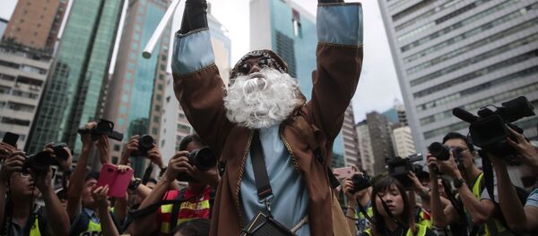 საპროტესტო აქცია ჰონკონგში - Sputnik საქართველო