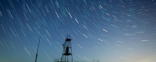 Звездное небо, наблюдаемое в Краснодарском крае во время метеорного потока Персеиды Звездное небо, наблюдаемое в Краснодарском крае во время метеорного потока Персеиды - Sputnik Грузия
