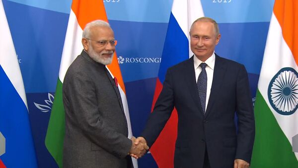 ВЭФ: cотрудничество между Россией и Индией развивается - видео - Sputnik Грузия