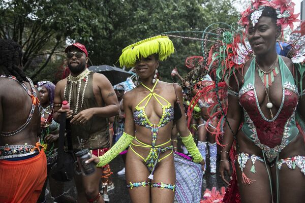 Участники West Indian American Day Parade в Бруклине - Sputnik Грузия