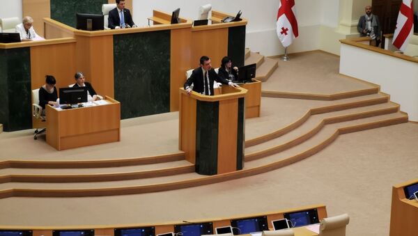 Парламент Грузии, утверждение Георгия Гахария. 8 сентября 2019 - Sputnik Грузия