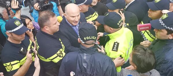 ემზარ კვიციანი პარლამენტთან ემზარ კვიციანი პარლამენტთან - Sputnik საქართველო