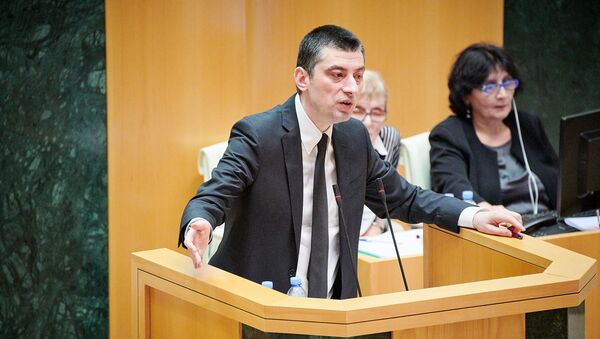 Георгий Гахария в парламенте - Sputnik Грузия