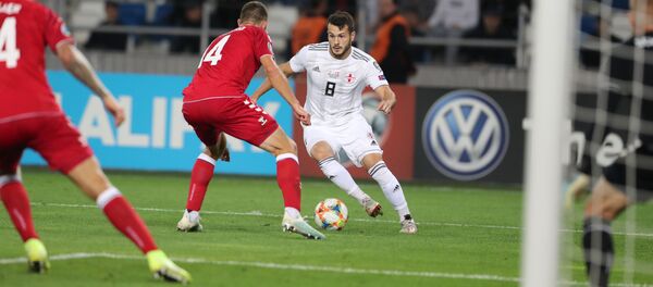 საქართველოს საფეხბურთო ნაკრებმა თბილისში დანიასთან 0:0 ითამაშა - Sputnik საქართველო