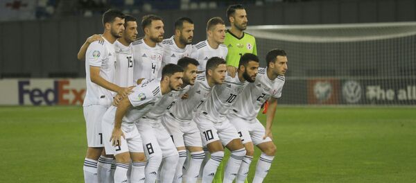 Матч между сборными Грузии и Дании по футболу. Грузинская сборная - Sputnik Грузия