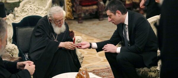 ილია მეორე და გიორგი გახარია - Sputnik საქართველო