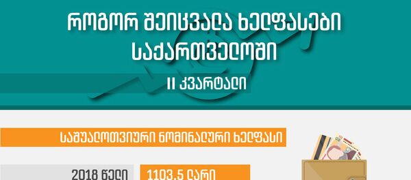 როგორ შეიცვალა ხელფასები საქართველოში - Sputnik საქართველო