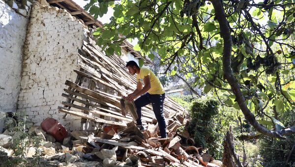 Последствия землетрясения в Албании - Sputnik Грузия
